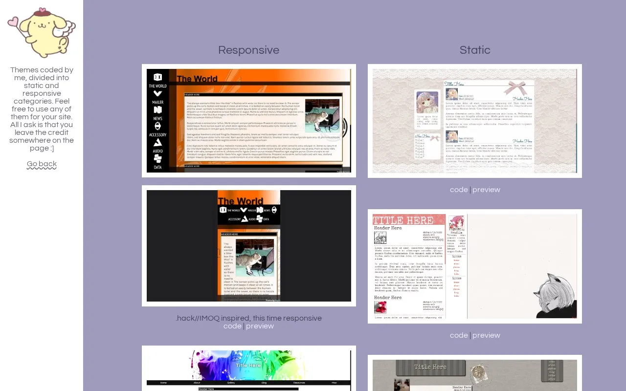 Repth Themes homepage screenshot