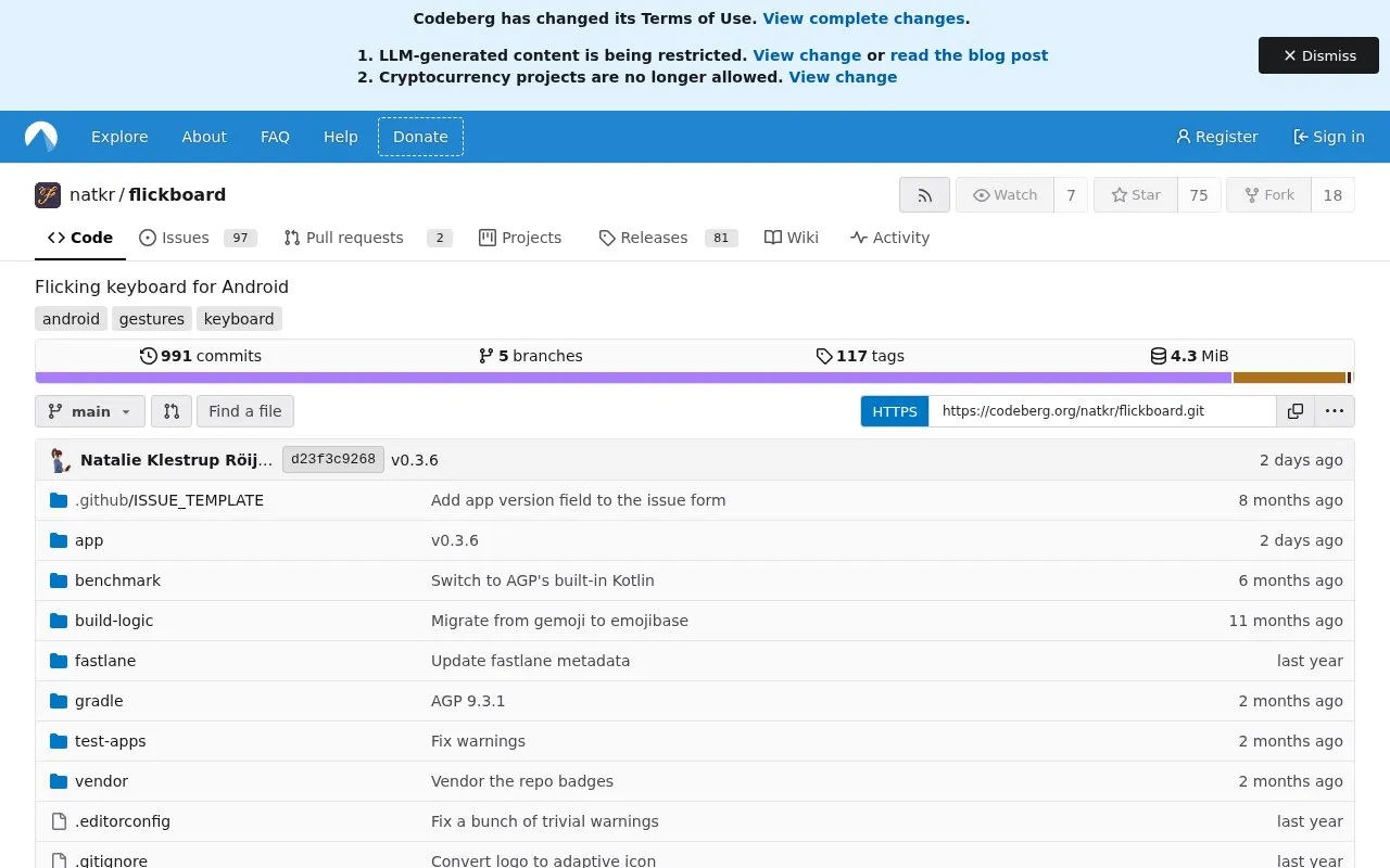 Flickboard homepage screenshot