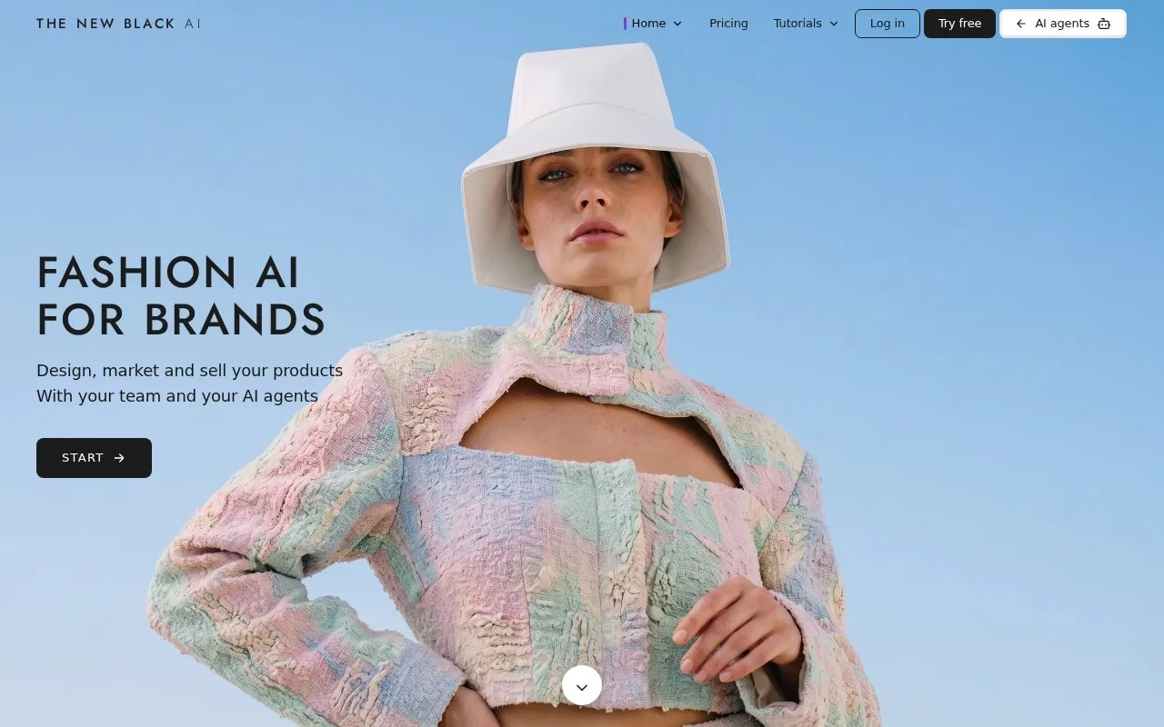 The New Black homepage screenshot