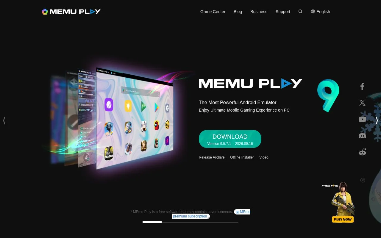 Memuplay.com homepage screenshot