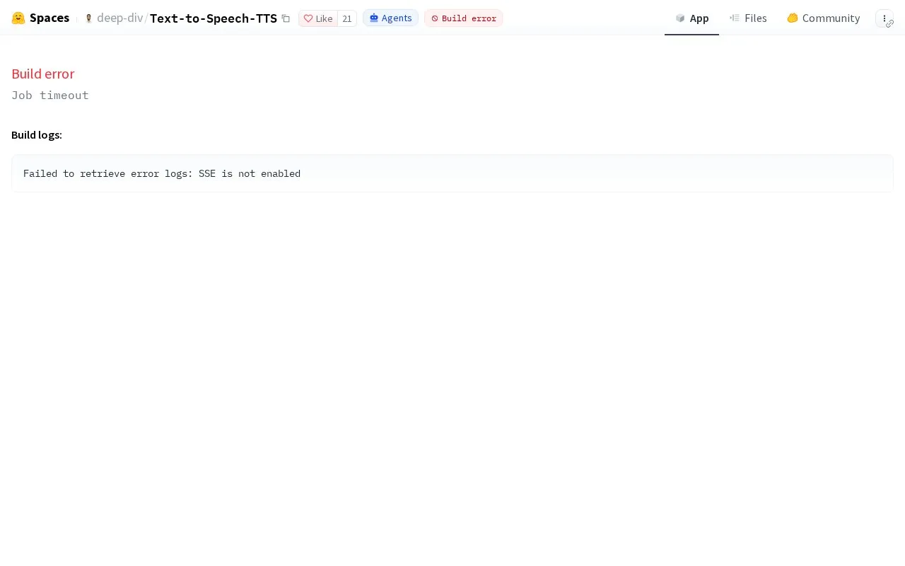 Multilingual Text To Speech (TTS) homepage screenshot