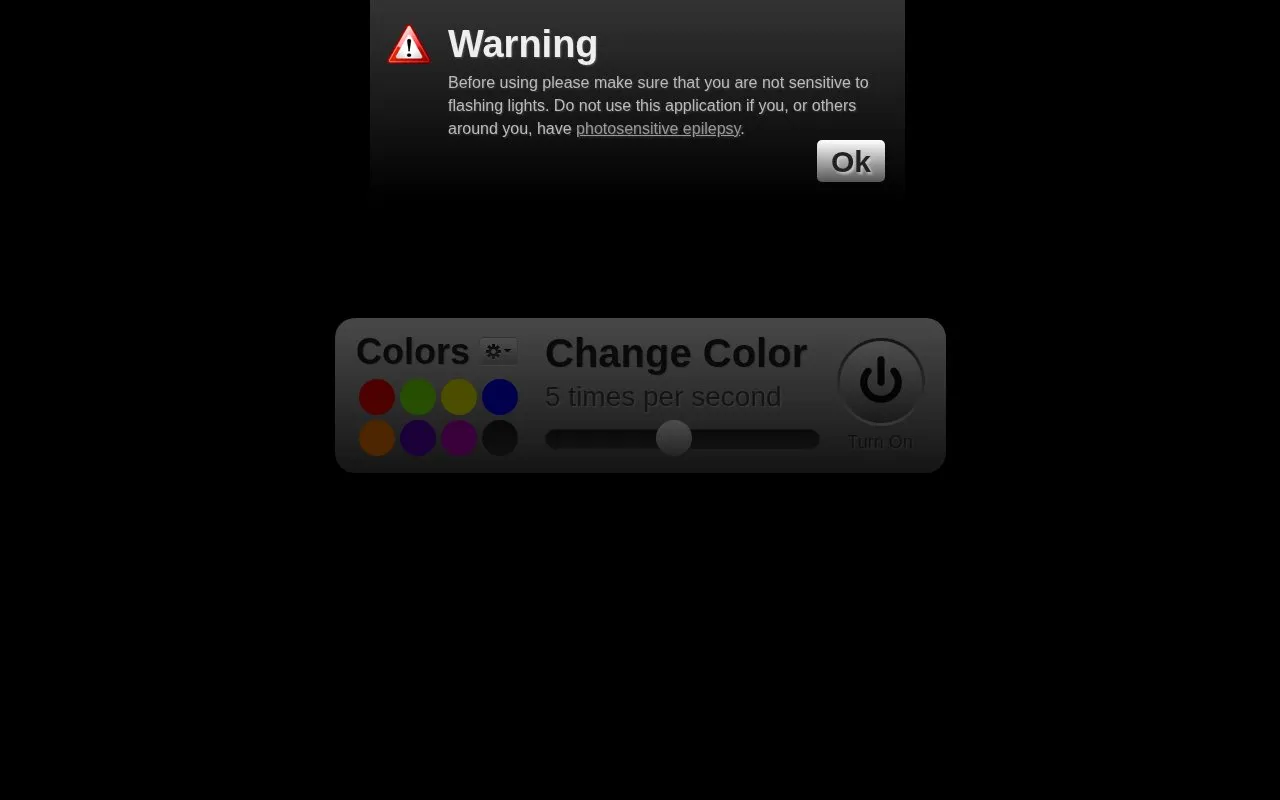 MoodLight homepage screenshot