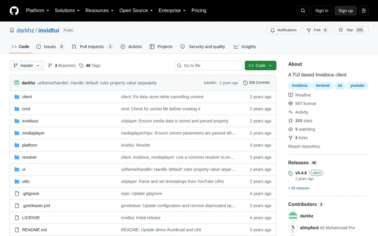 TUI homepage screenshot