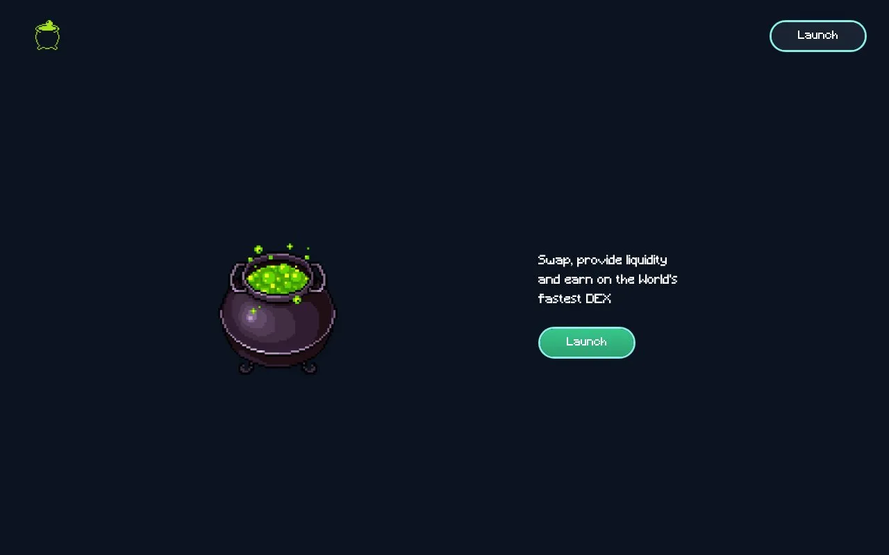 Cauldron homepage screenshot
