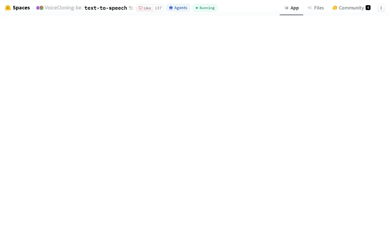 Edge TTS Text To Speech homepage screenshot