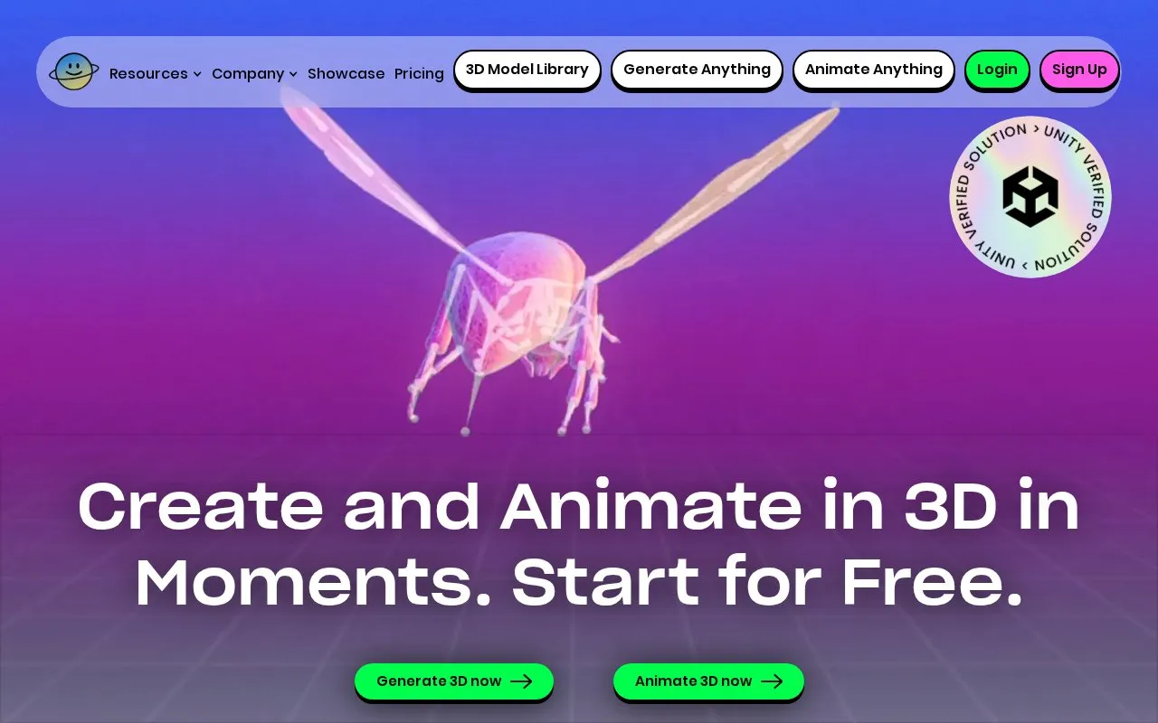 Everything Universe homepage screenshot