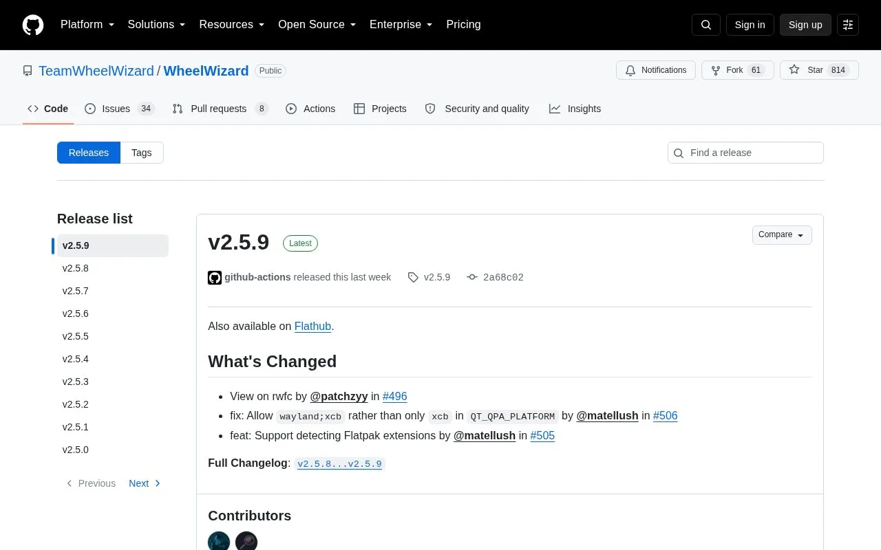 Auto-Updater homepage screenshot