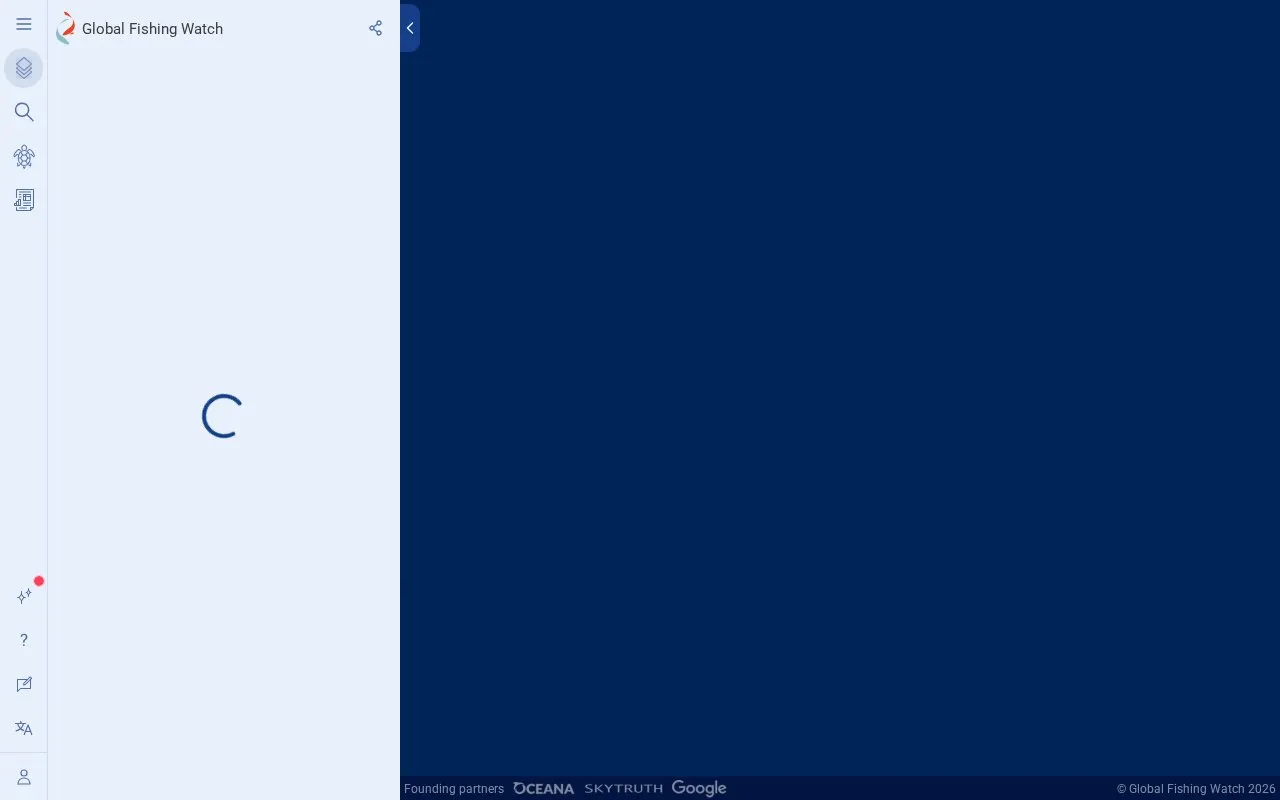 Global Fishing Watch homepage screenshot