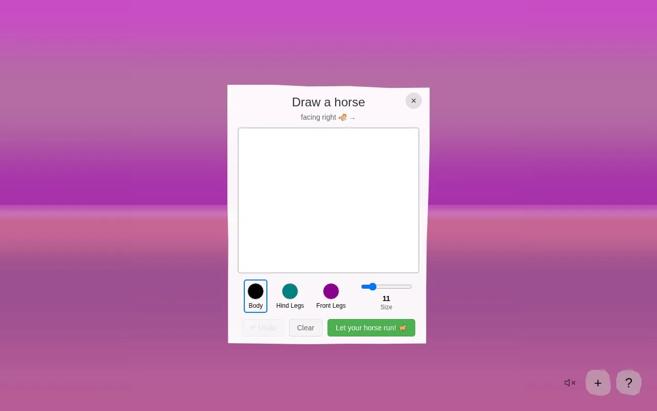 gradient.horse homepage screenshot