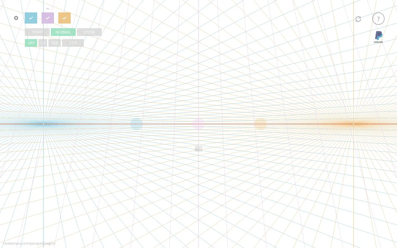Perspective Grid homepage screenshot