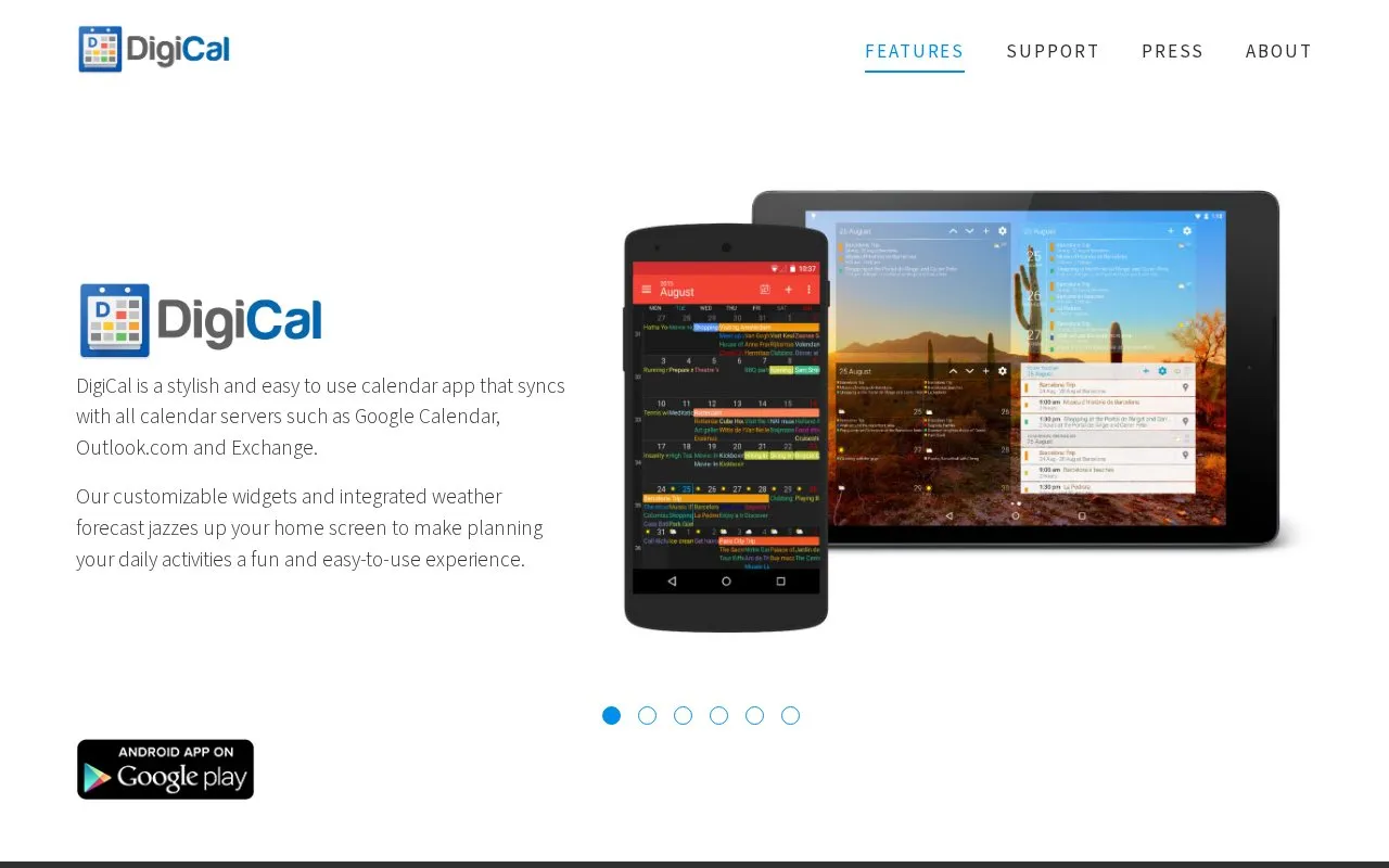 digical homepage screenshot