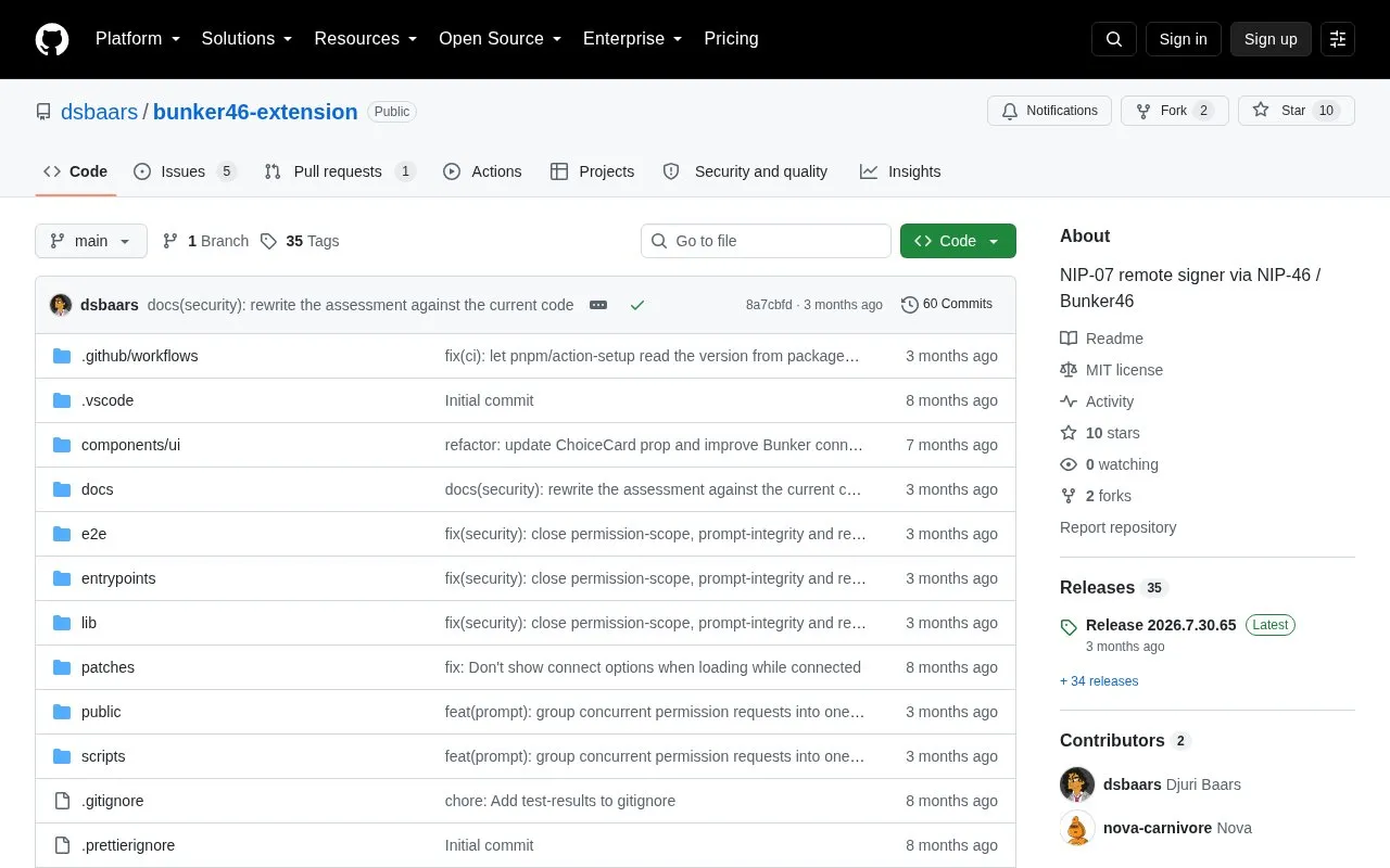Bunker46 homepage screenshot