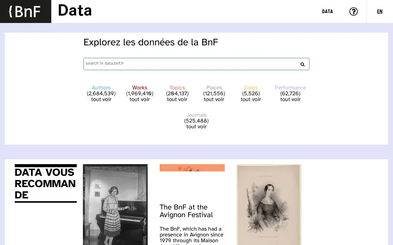 BnF authorities homepage screenshot