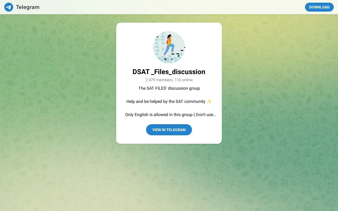 SATFilesdiscussion homepage screenshot