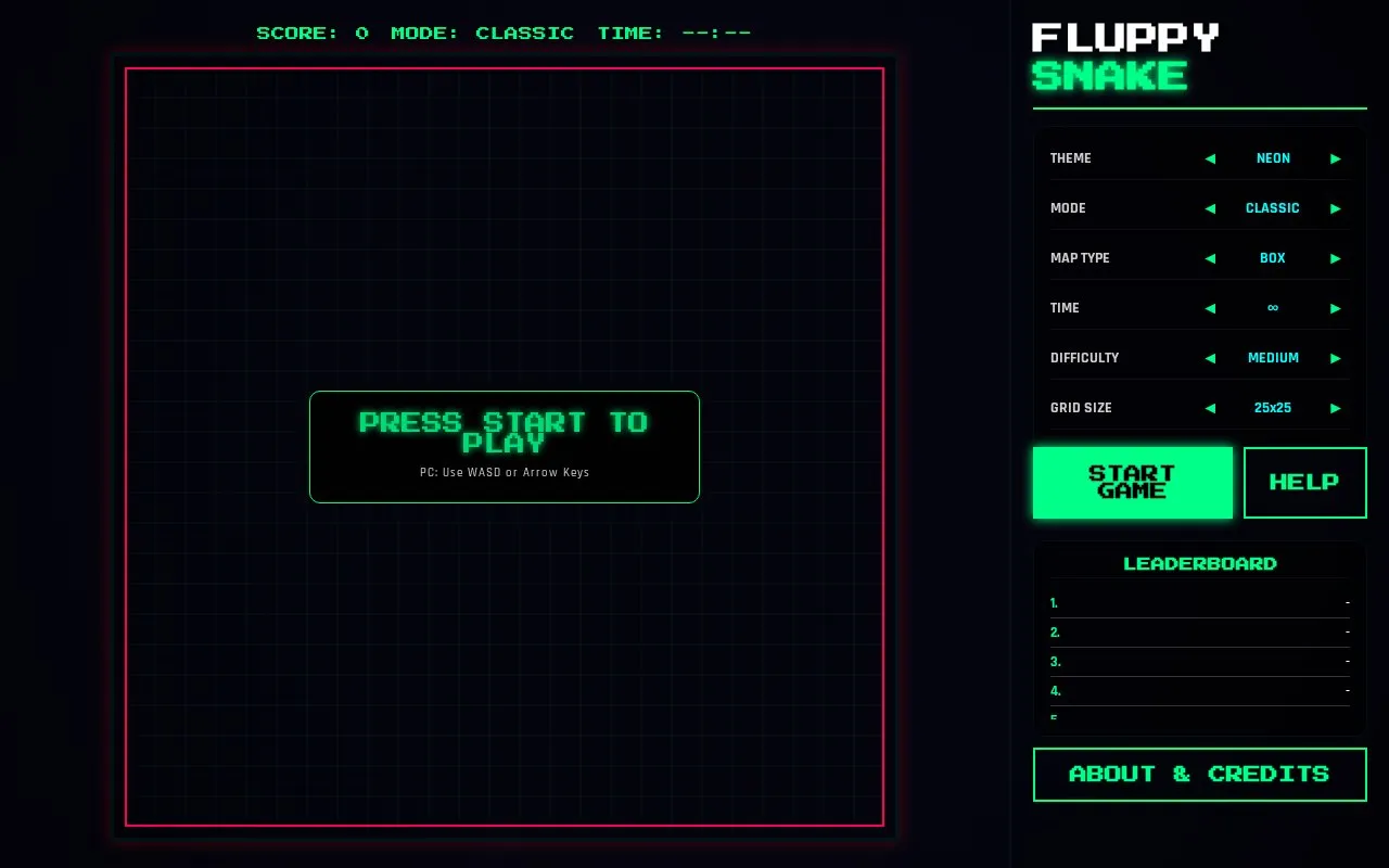 Fluppy homepage screenshot
