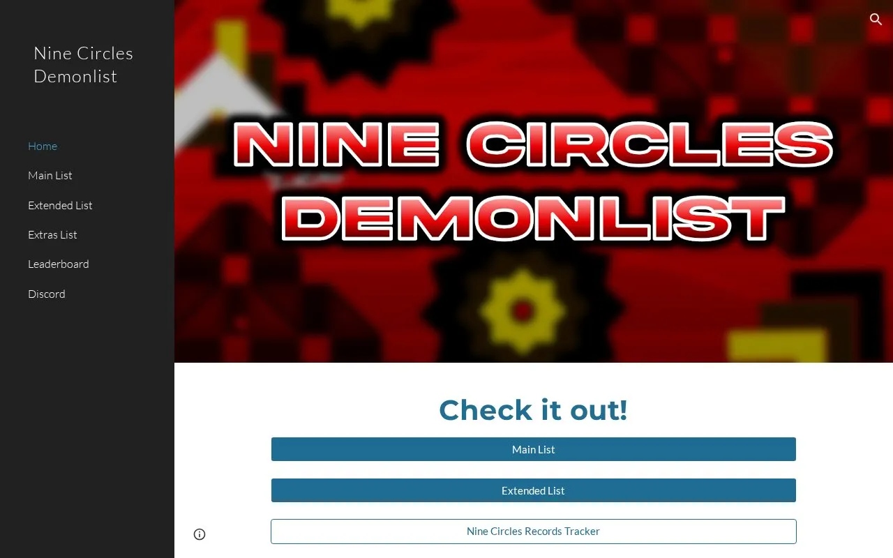 Doc homepage screenshot