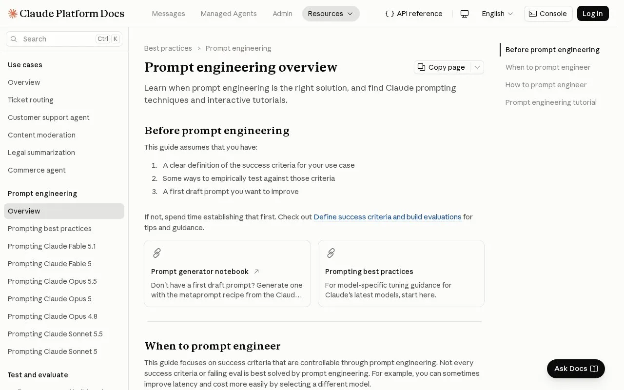 Claude Prompts homepage screenshot