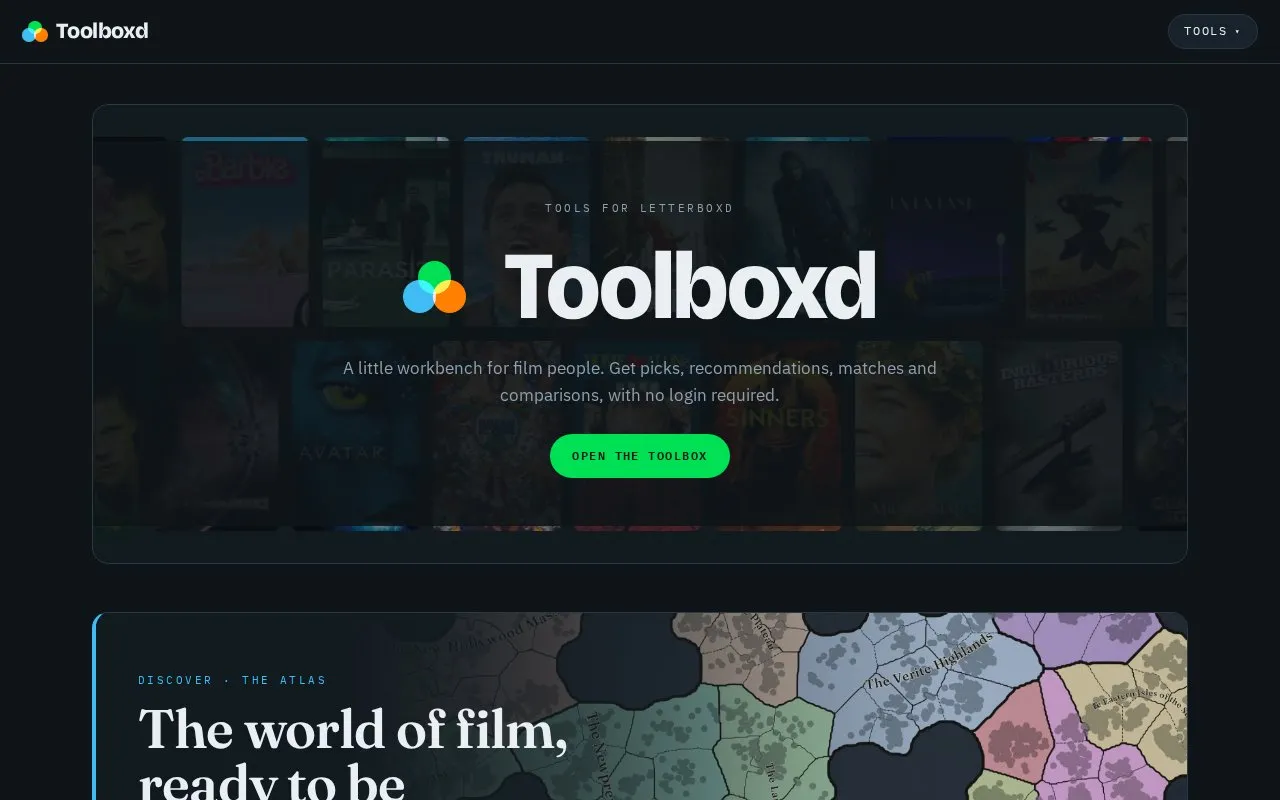 Multi Tool homepage screenshot