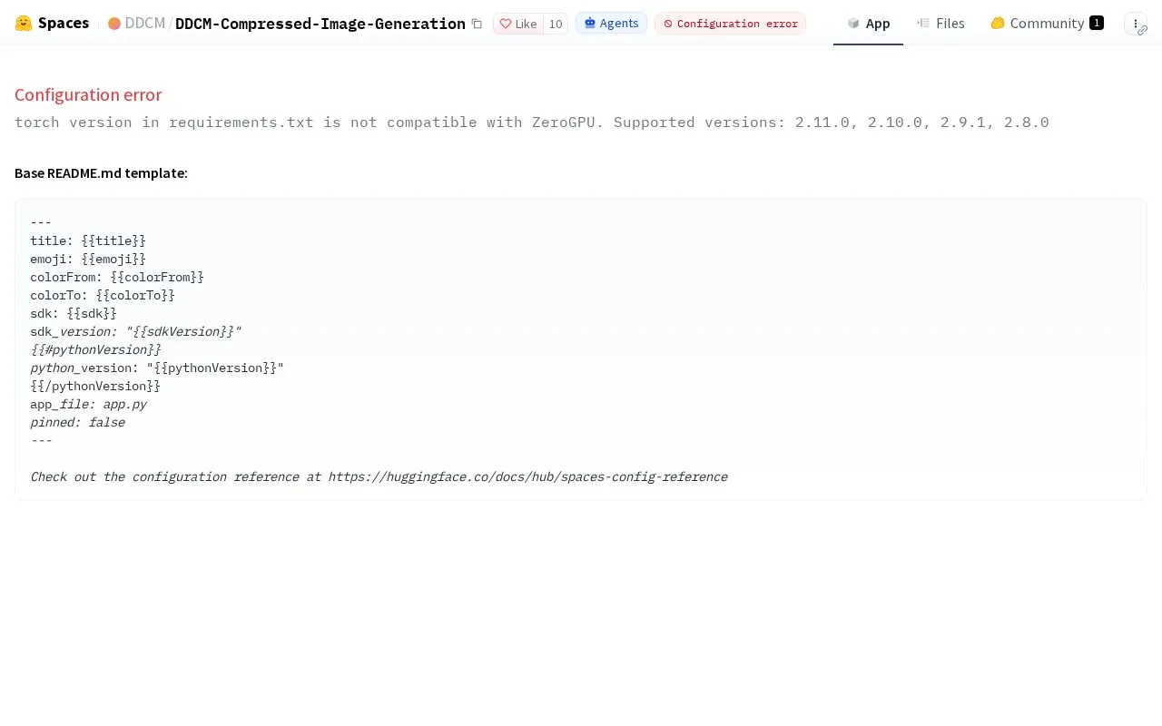 Compressed Image Generation with Denoising Diffusion Codebook Models homepage screenshot