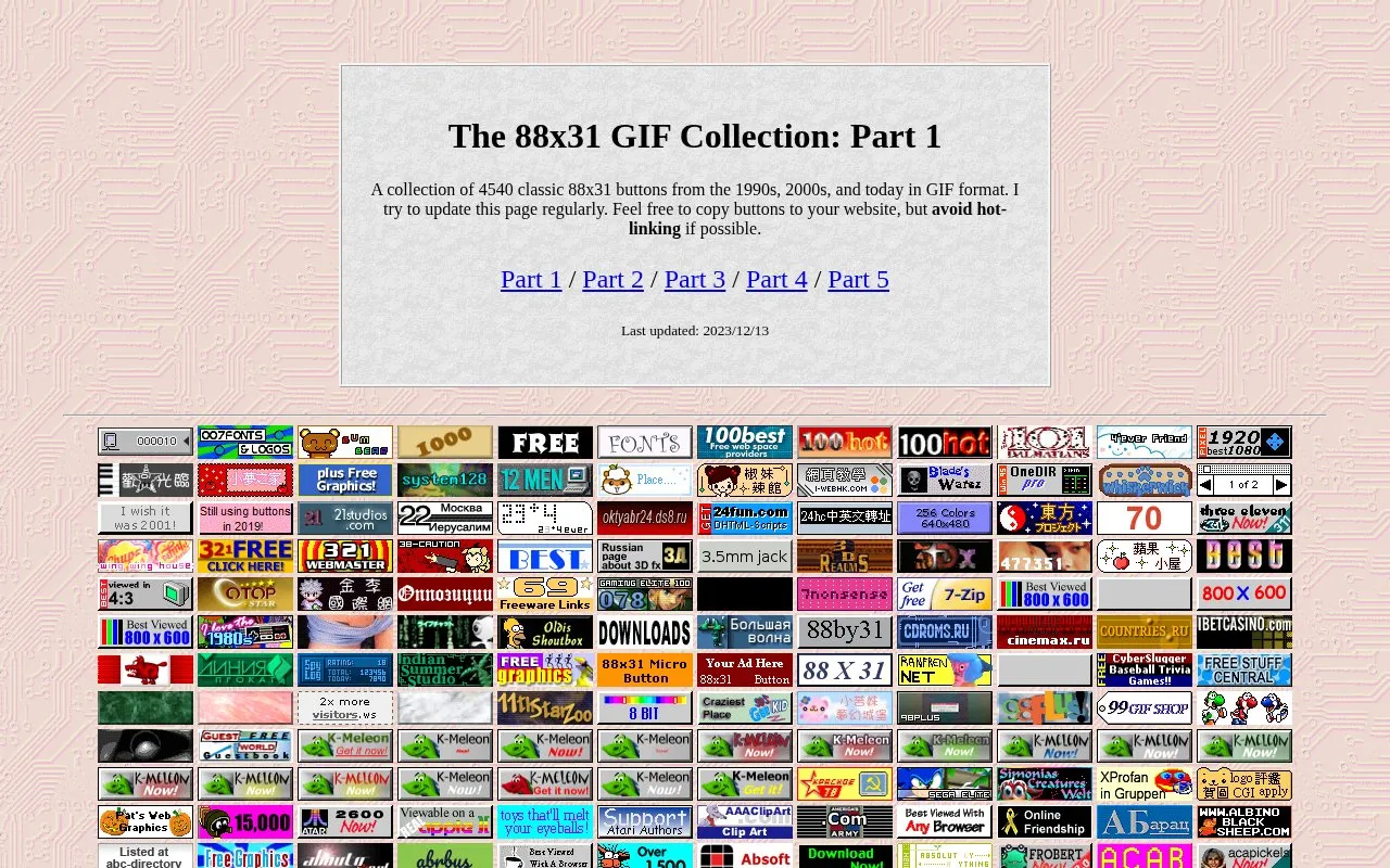 Babamos 88x31 homepage screenshot