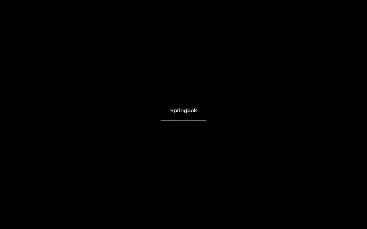 Springbok Analytics homepage screenshot