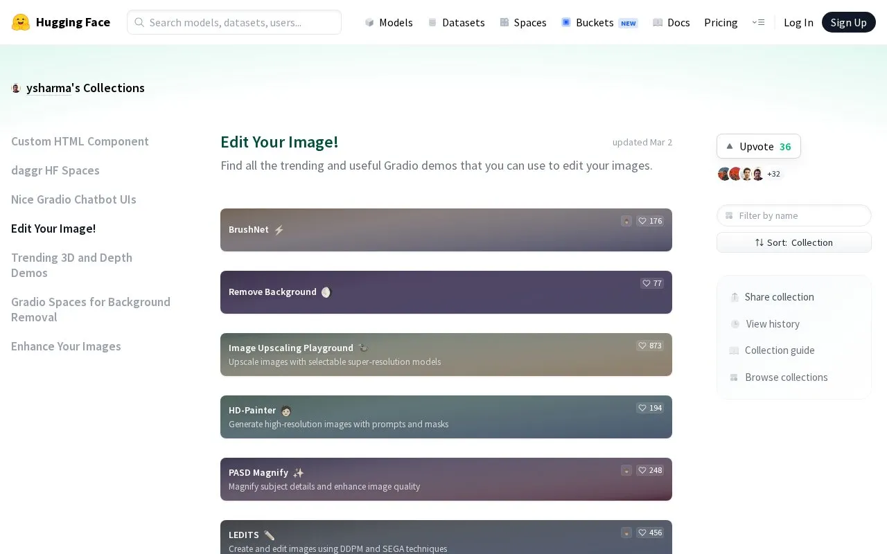Edit Your Image homepage screenshot