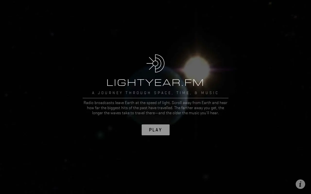 LightYear homepage screenshot