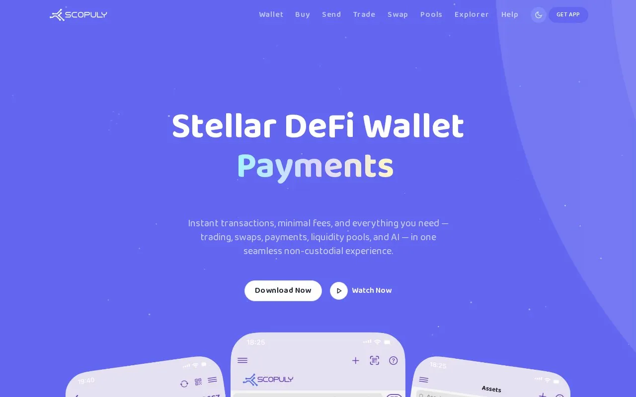 Scopuly homepage screenshot