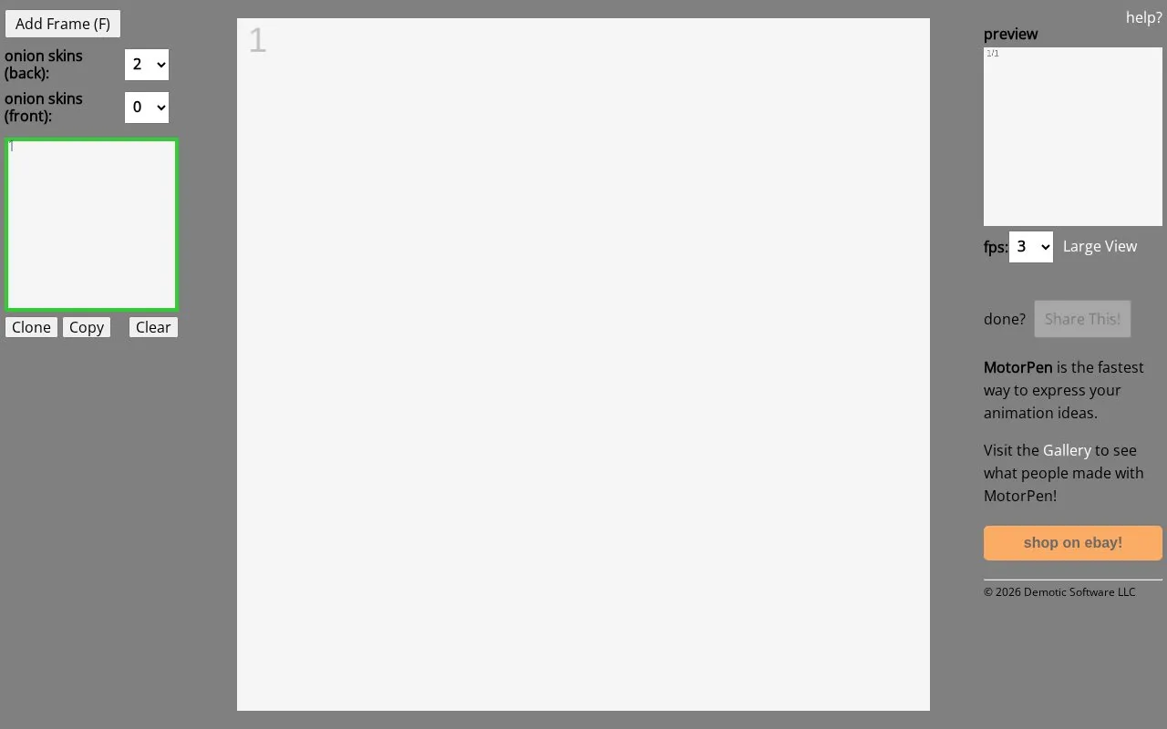 MotorPen homepage screenshot