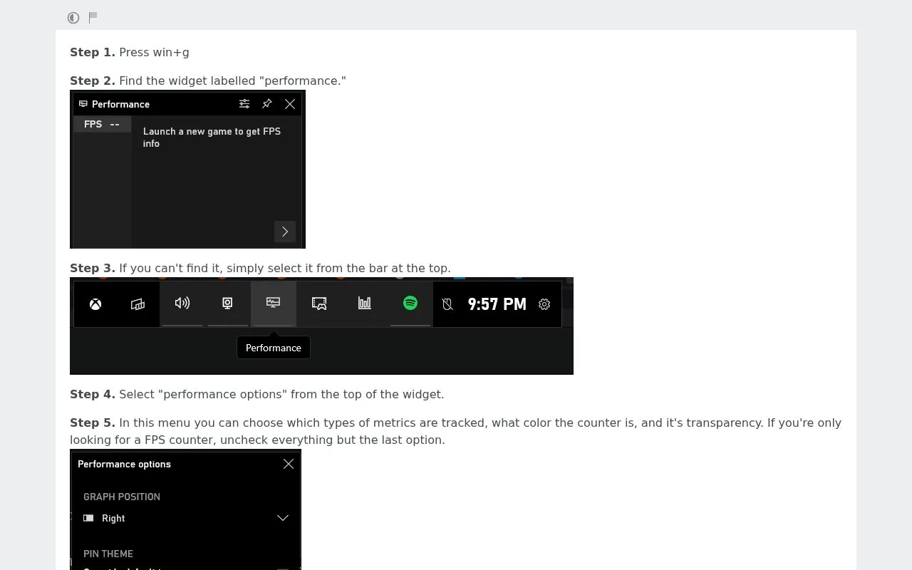 Game Bar homepage screenshot