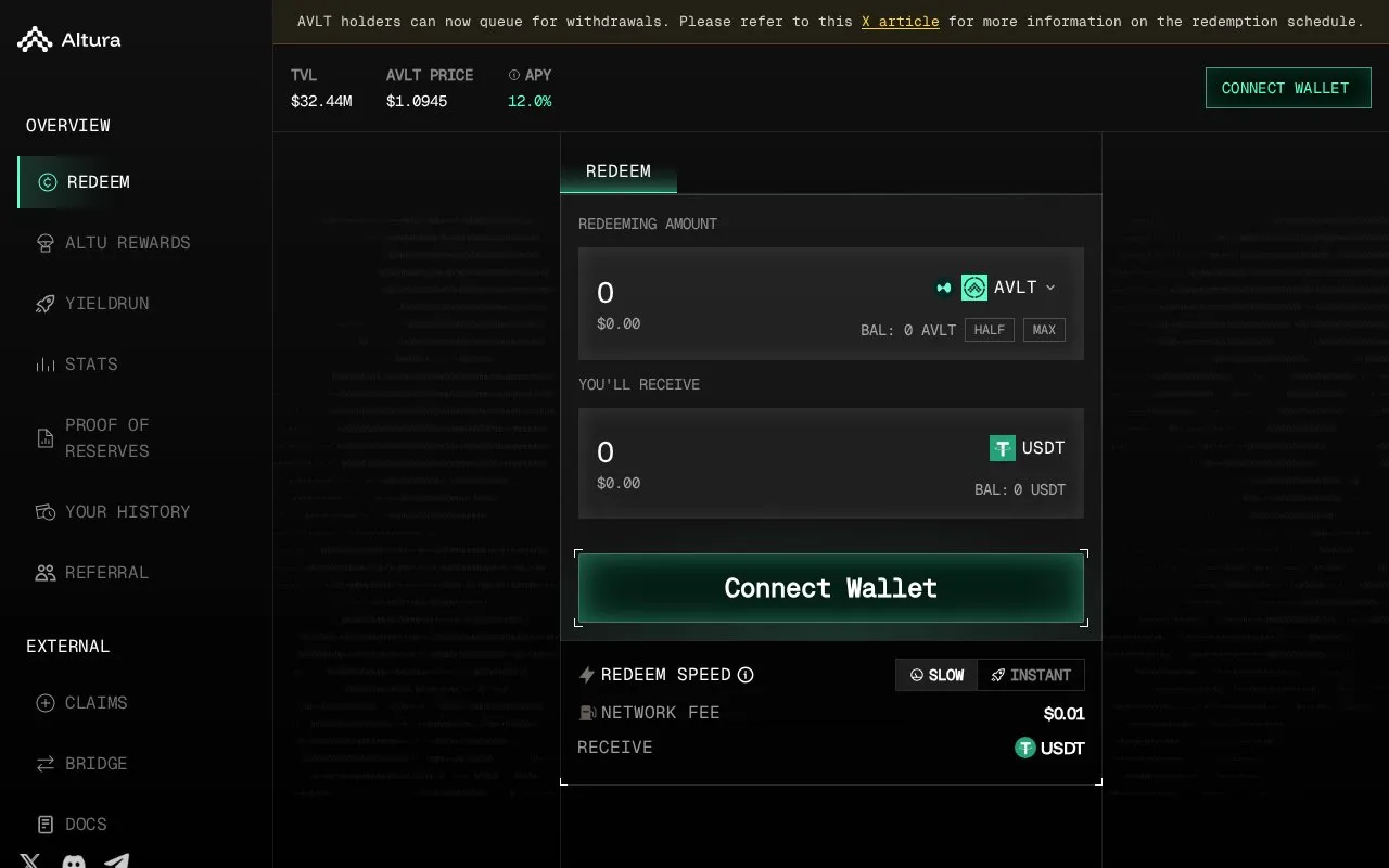 Altura homepage screenshot