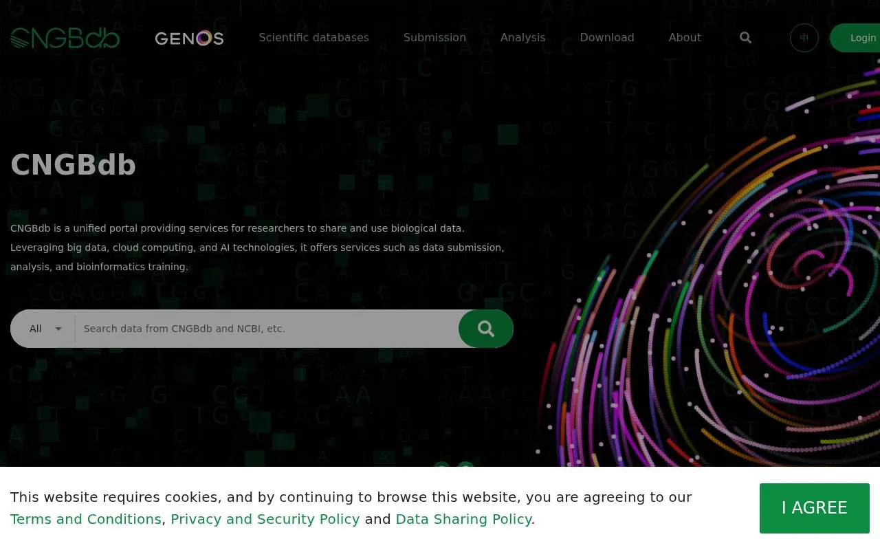 CNGBdb homepage screenshot