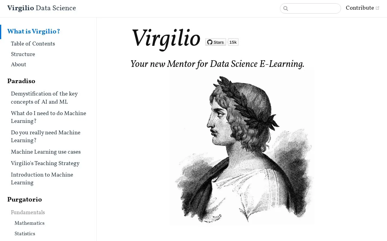 Virgilio homepage screenshot