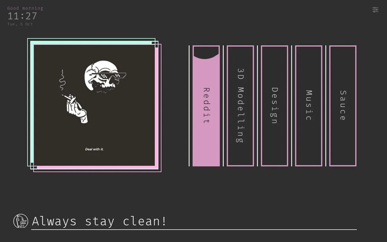 Fluidity homepage screenshot