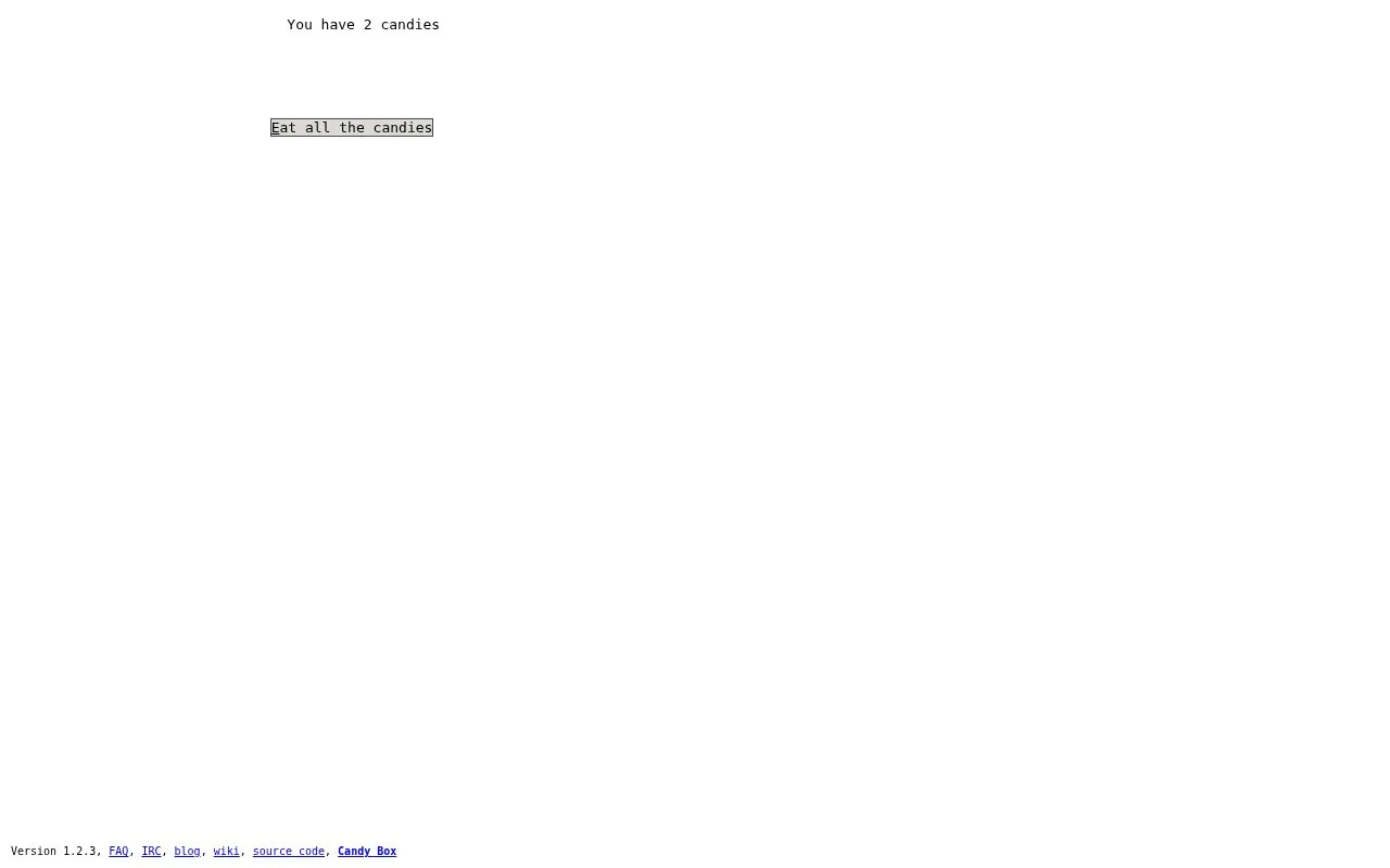 CandyBox homepage screenshot