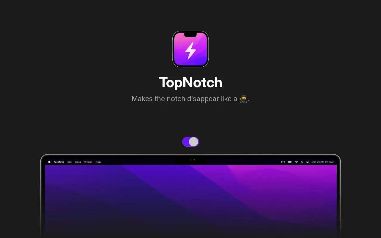 TopNotch homepage screenshot
