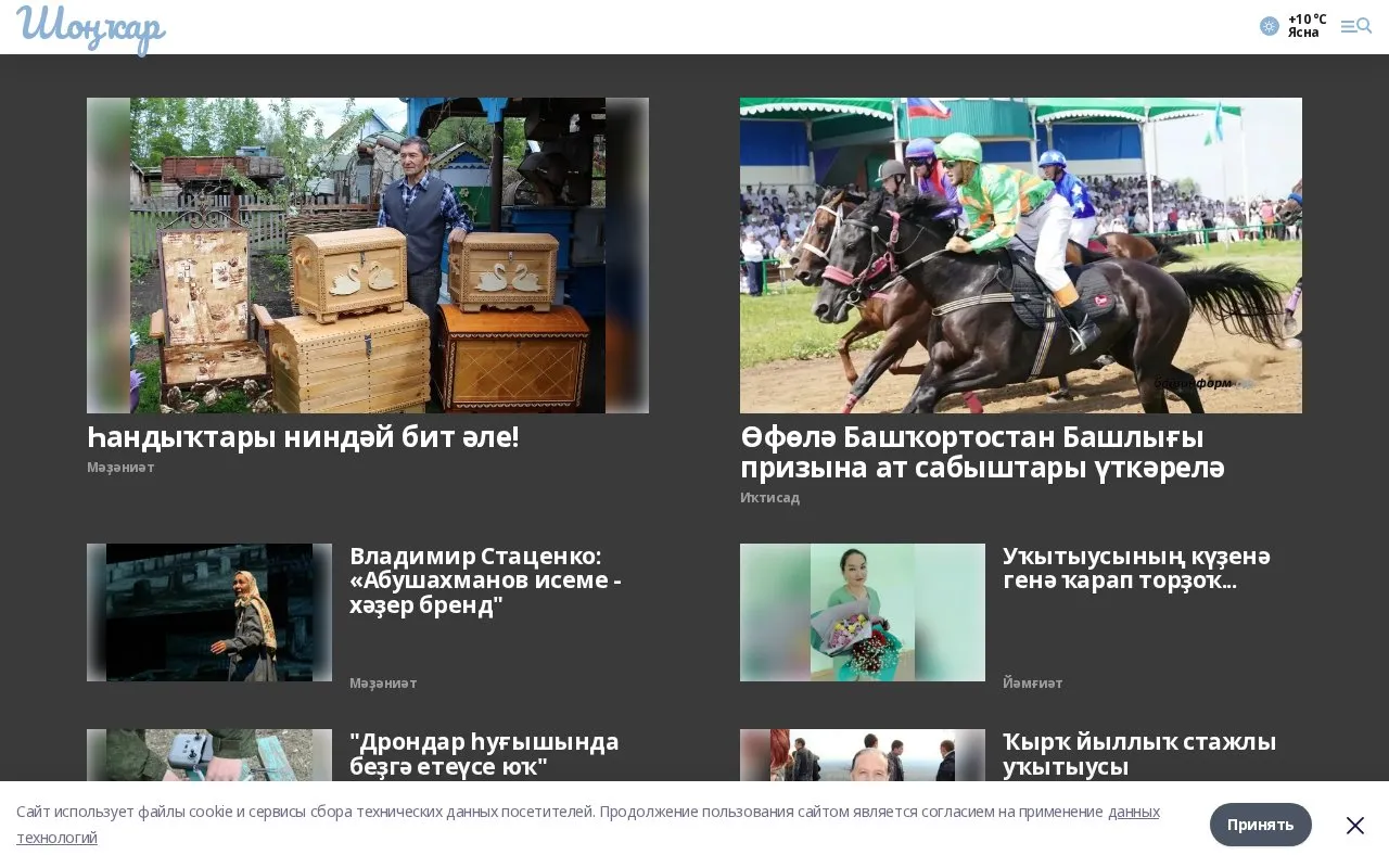 Shonqar homepage screenshot