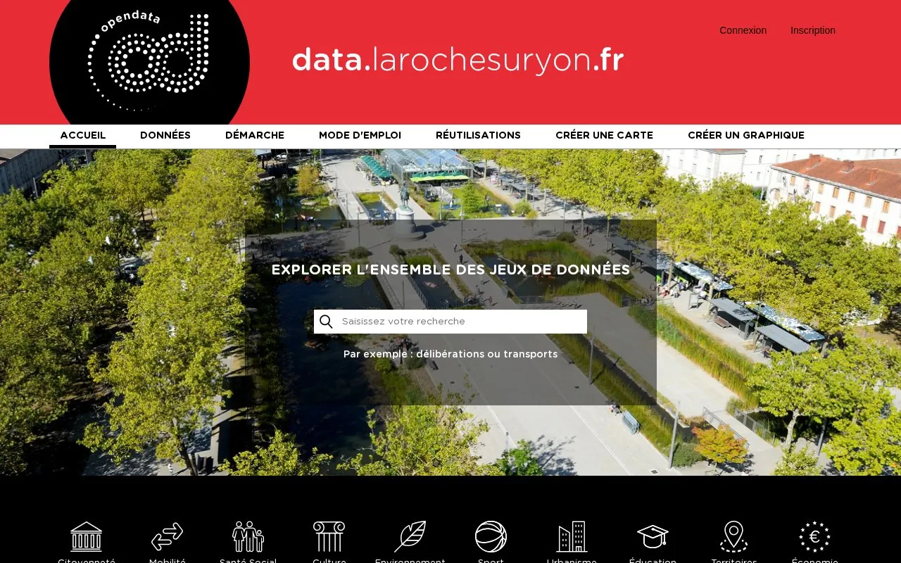 data.larochesuryon.fr homepage screenshot