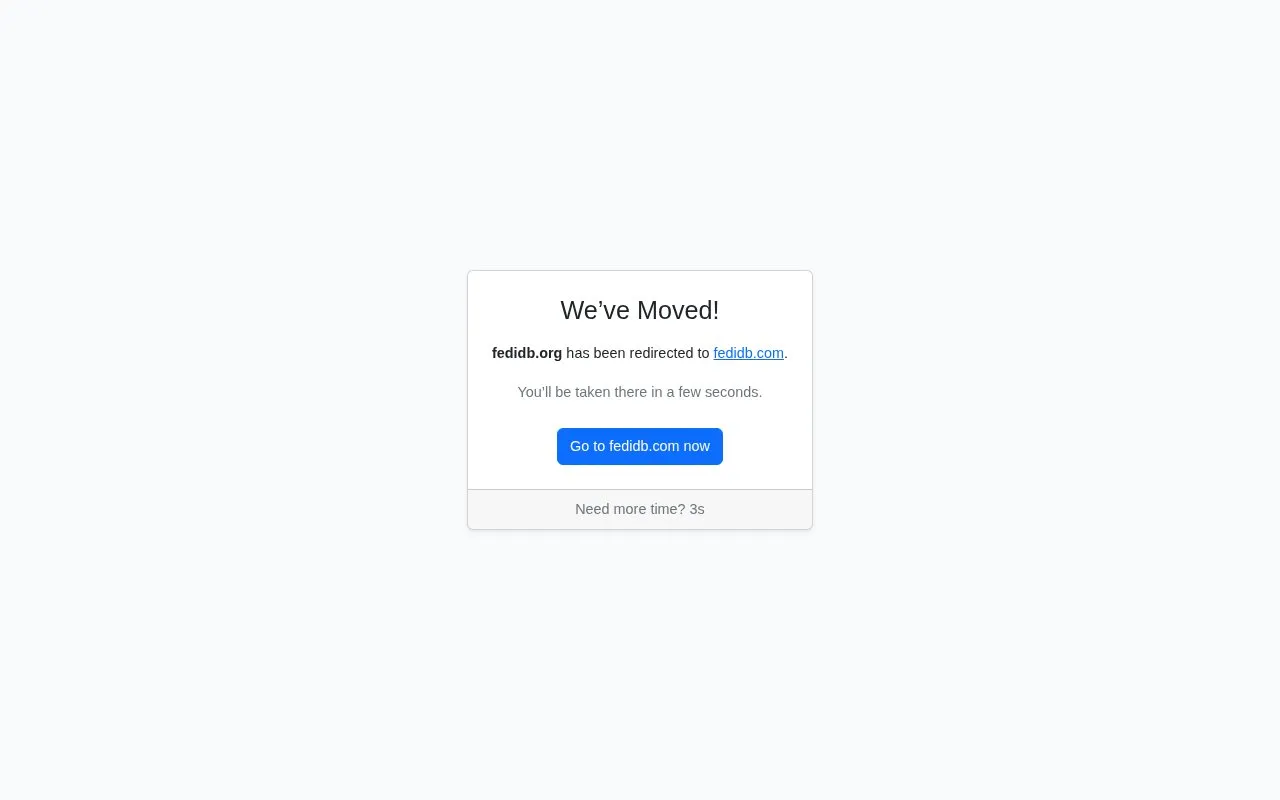 FediDB homepage screenshot