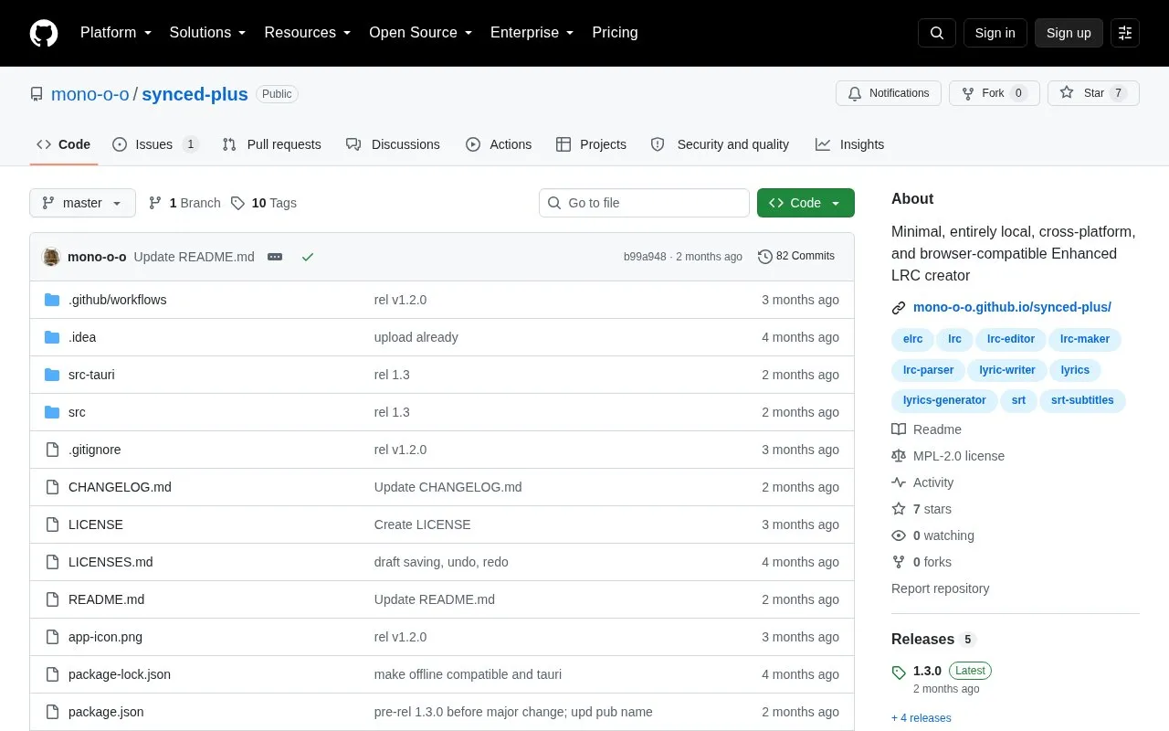 Synced Plus homepage screenshot