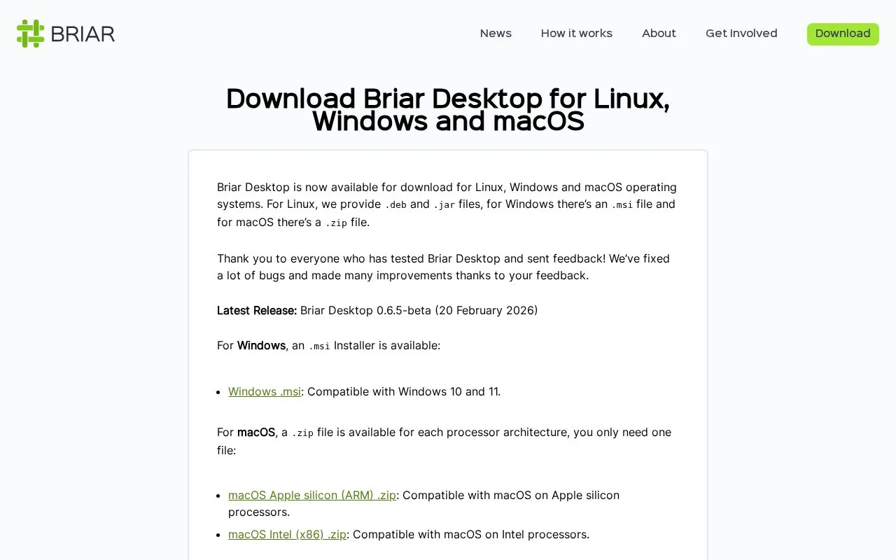 Desktop homepage screenshot