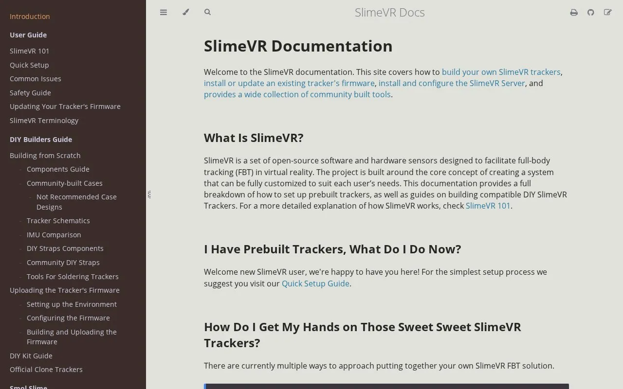 SlimeVR homepage screenshot