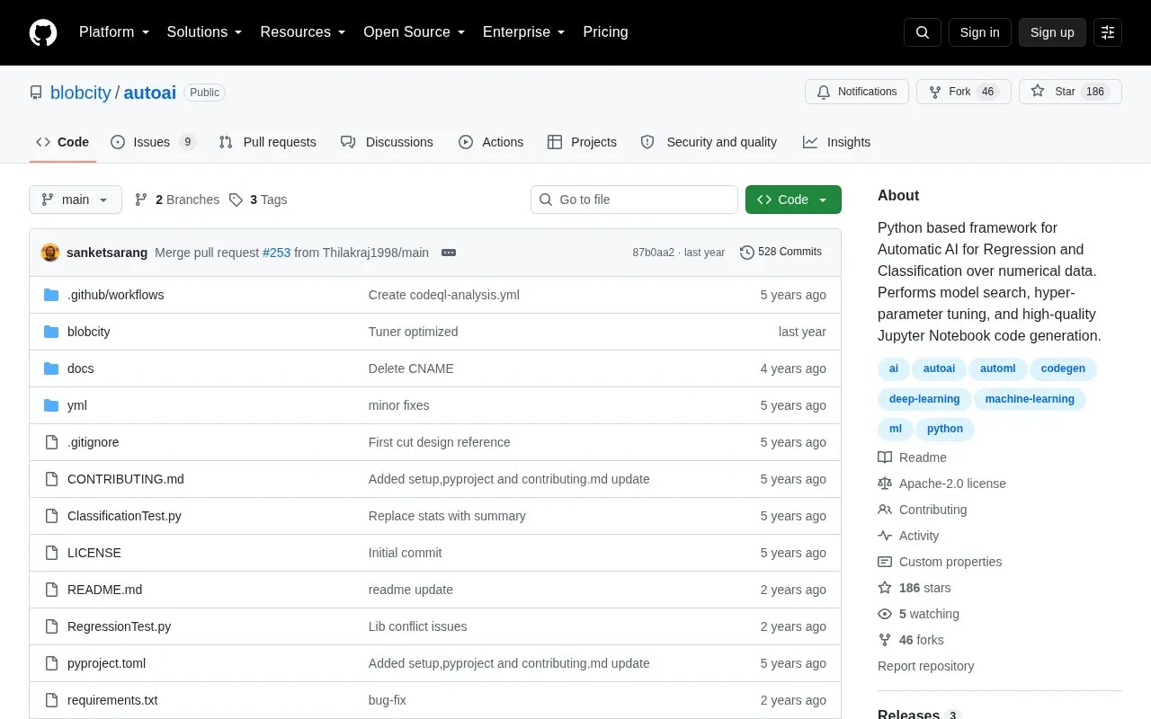 autoai homepage screenshot