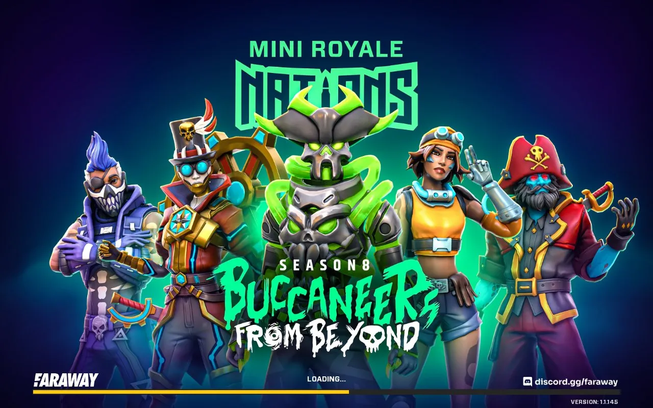 MiniRoyale homepage screenshot