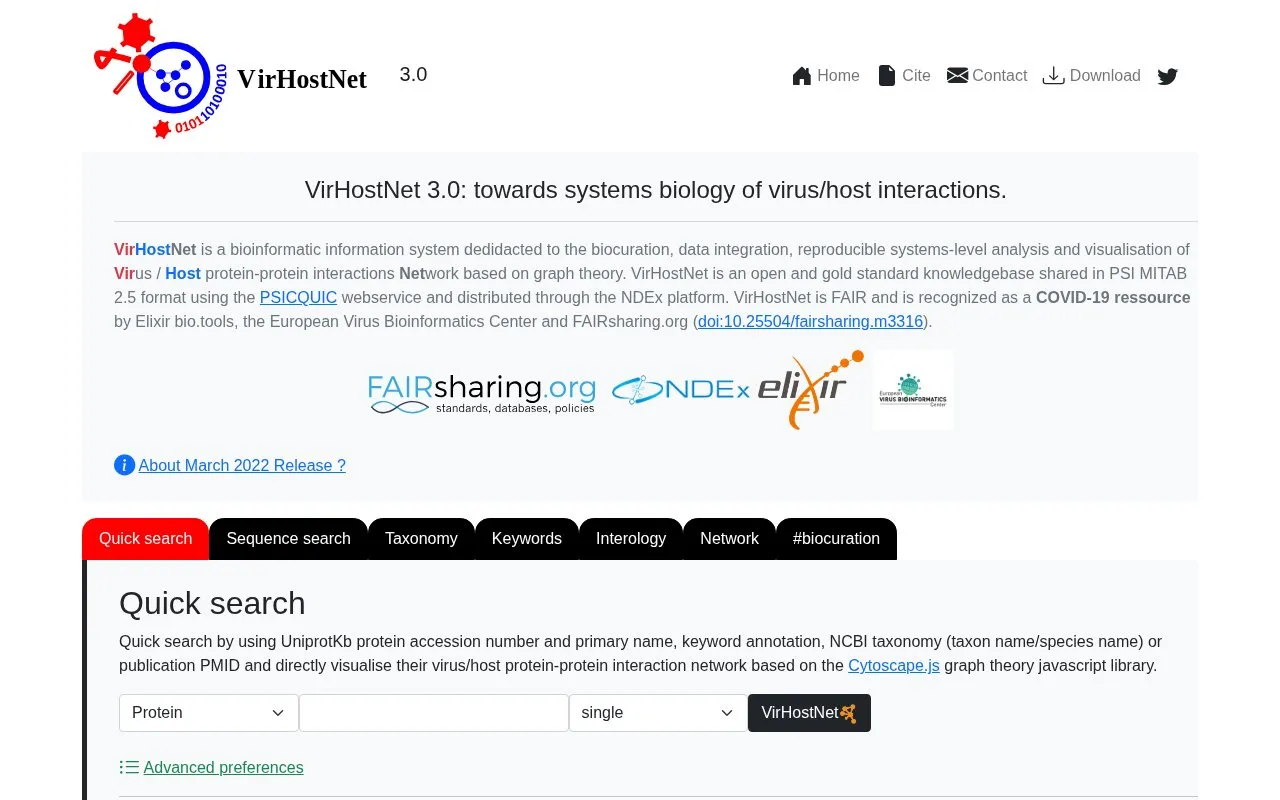 VirHostNet homepage screenshot