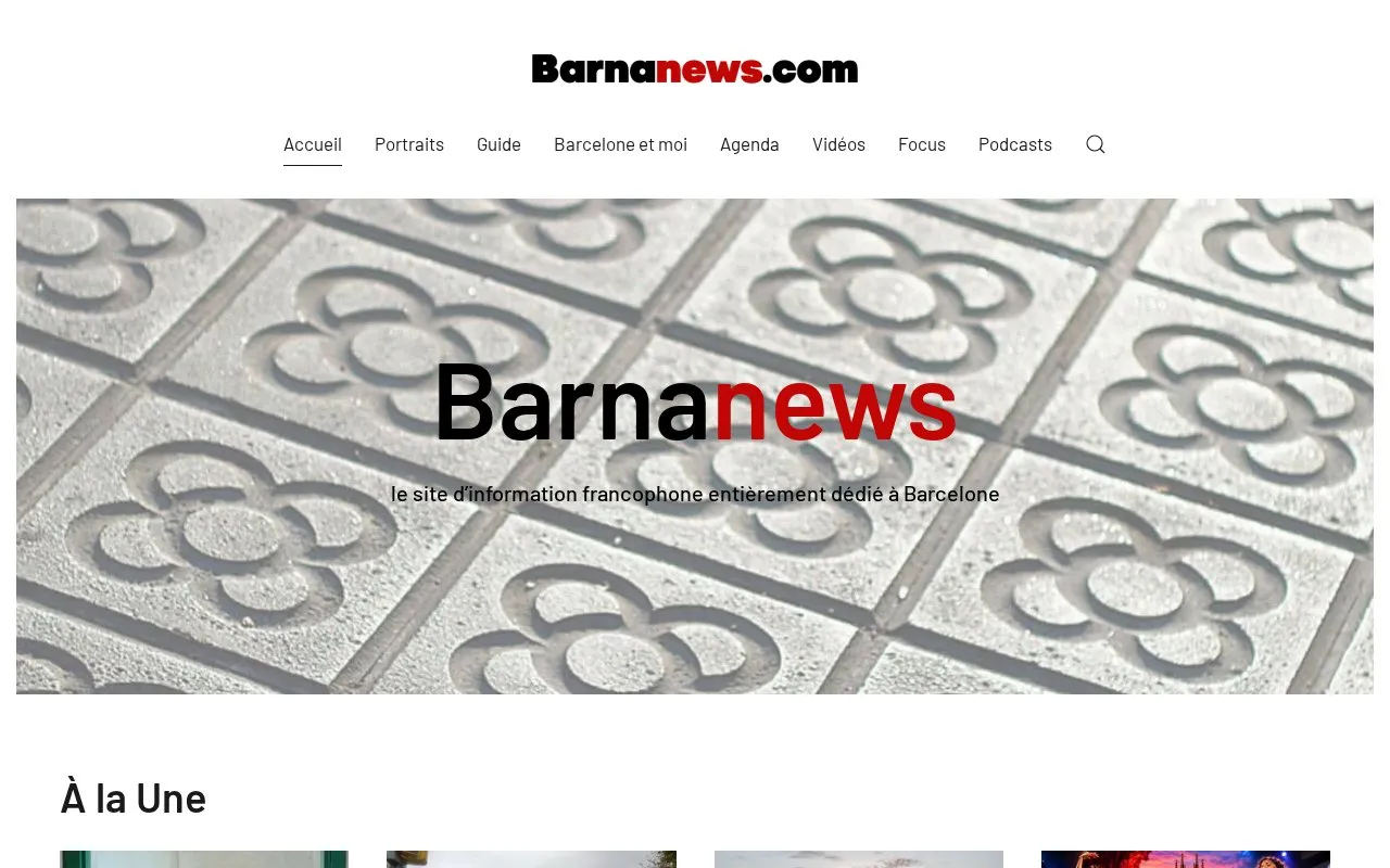 Barnanews homepage screenshot