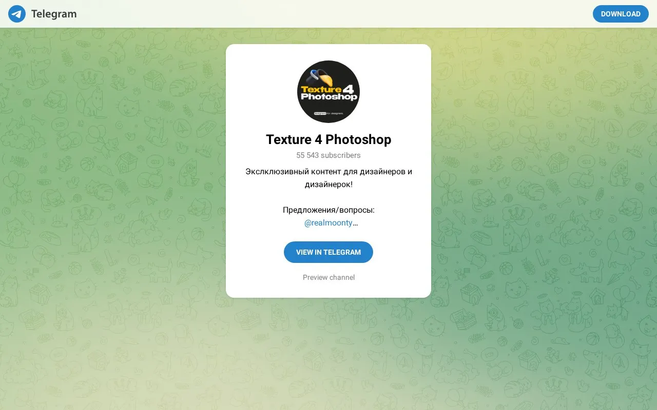 texture4photoshop homepage screenshot