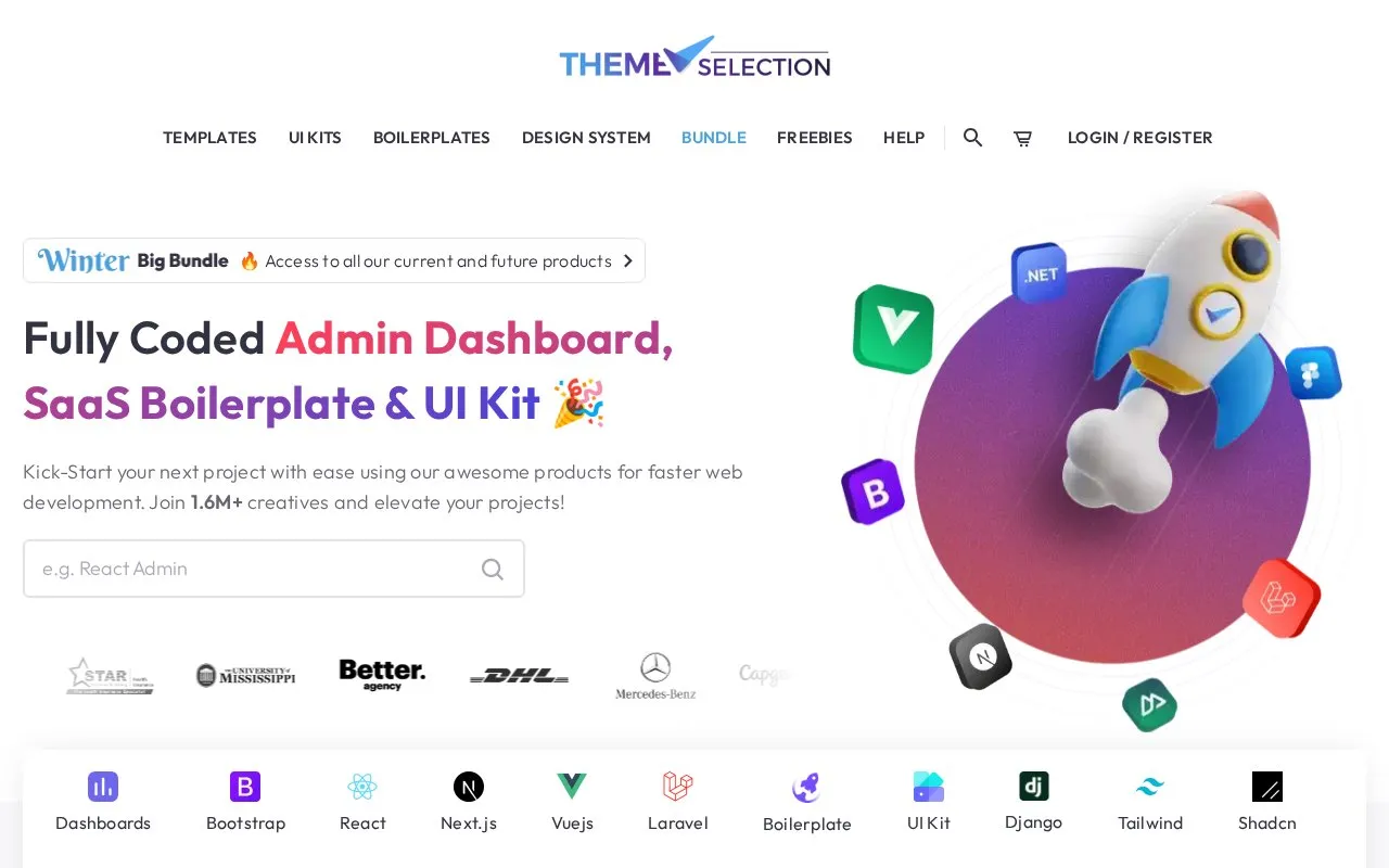 ThemesElection homepage screenshot