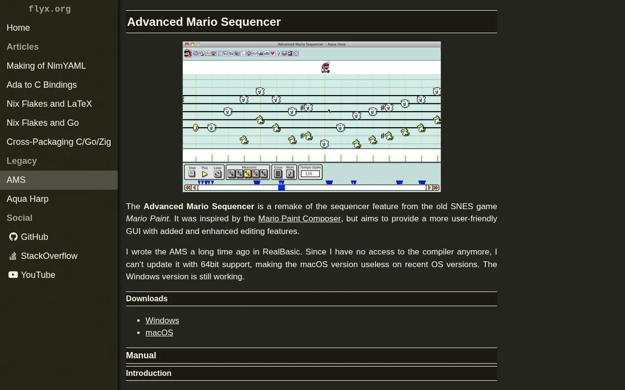AMS homepage screenshot