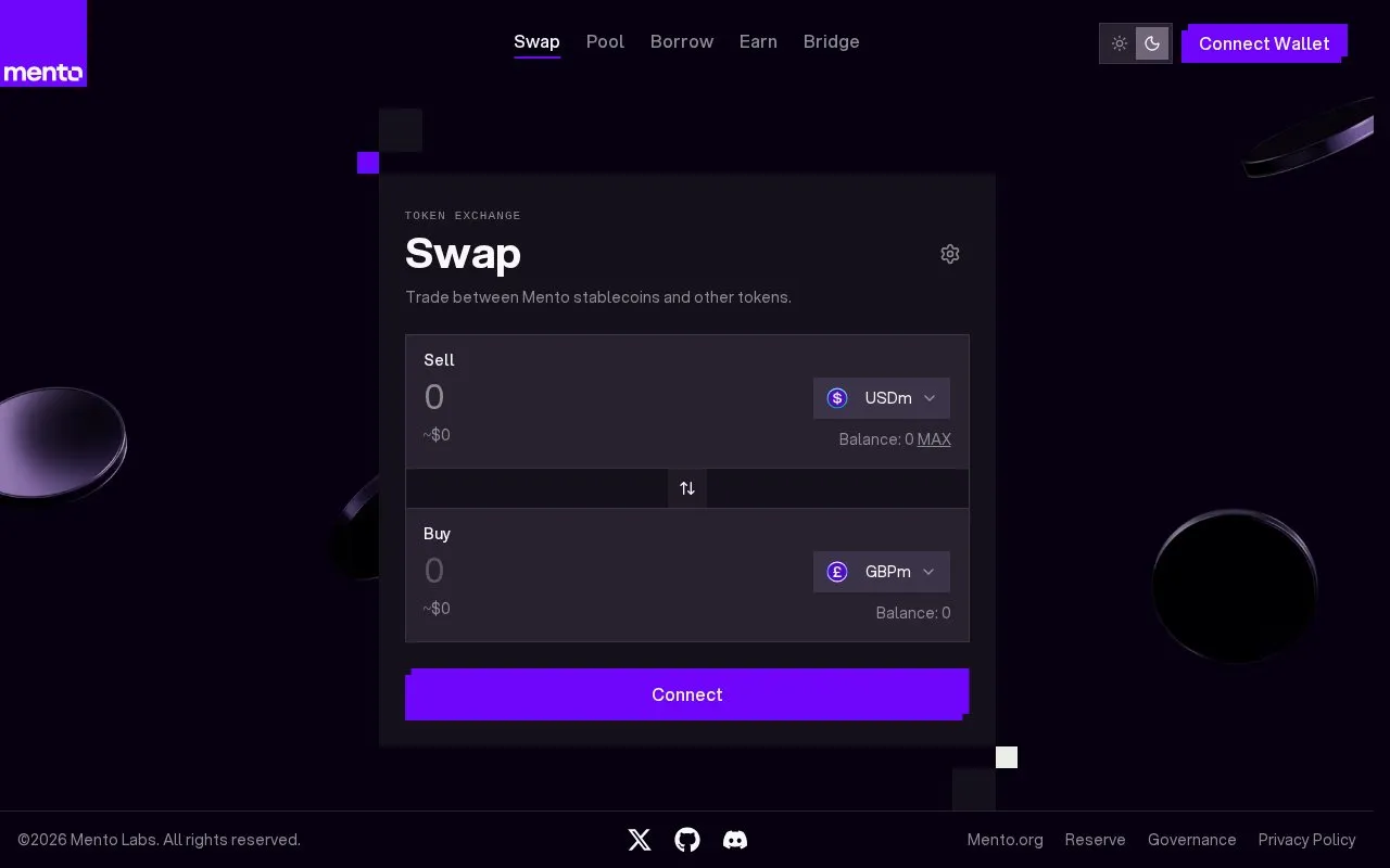 Mento V3 homepage screenshot